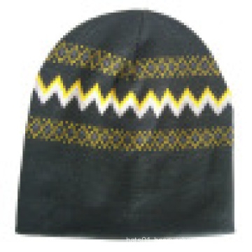 Knitted Beanie with Knitted in Design NTD71